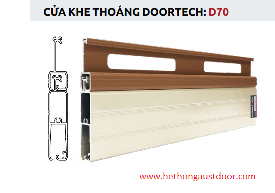 CỬA KHE THOÁNG DOORTECH D70