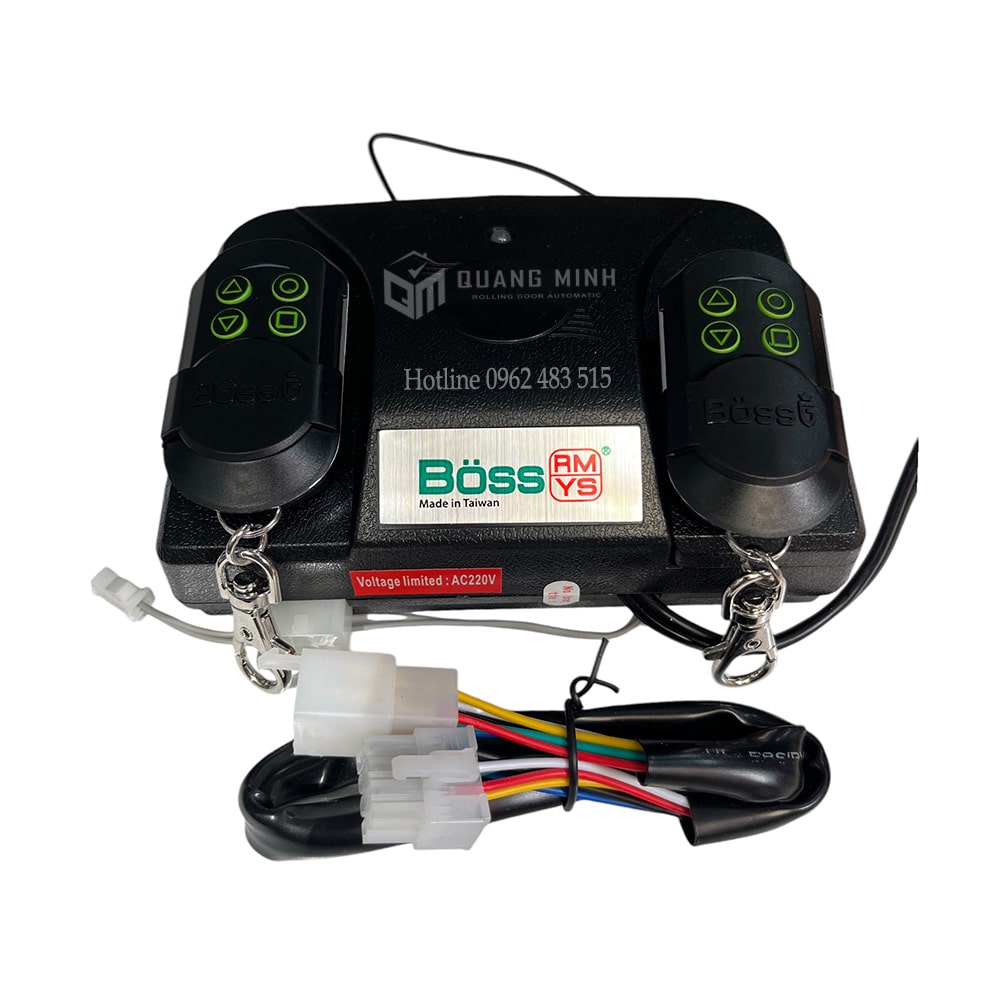 Bộ điều khiển cửa cuốn Bossdoor phím xanh